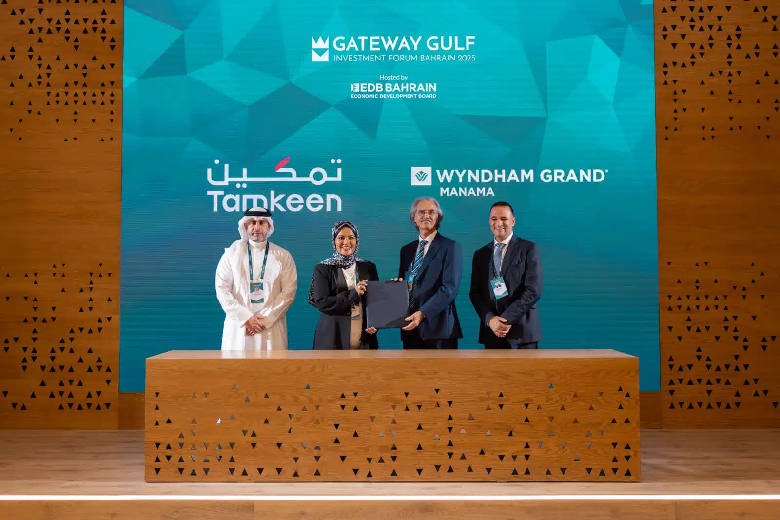On the sidelines of the Gateway Gulf Investment Forum 2025, Tamkeen announced its support for “Wyndham Beach Club Resort” as part of a strategic plan to position Bahrain Bay as a leading waterfront tourism destination